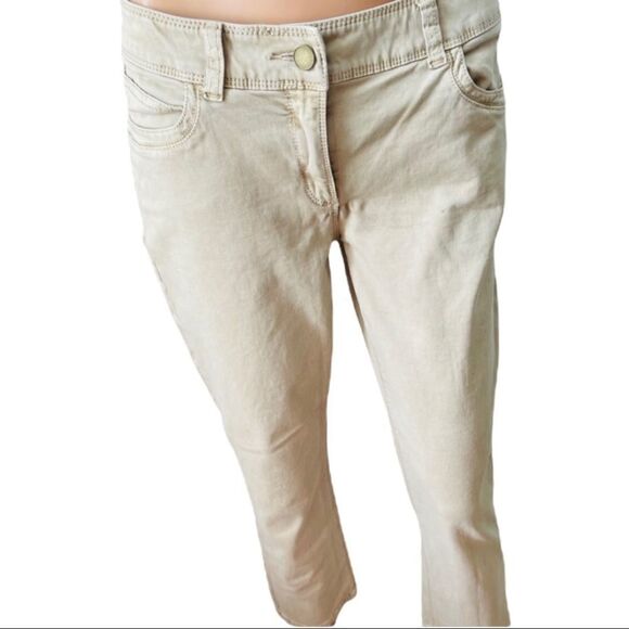 Chico’s Skimmer Khaki Pants 00 (2) - Picture 1 of 12